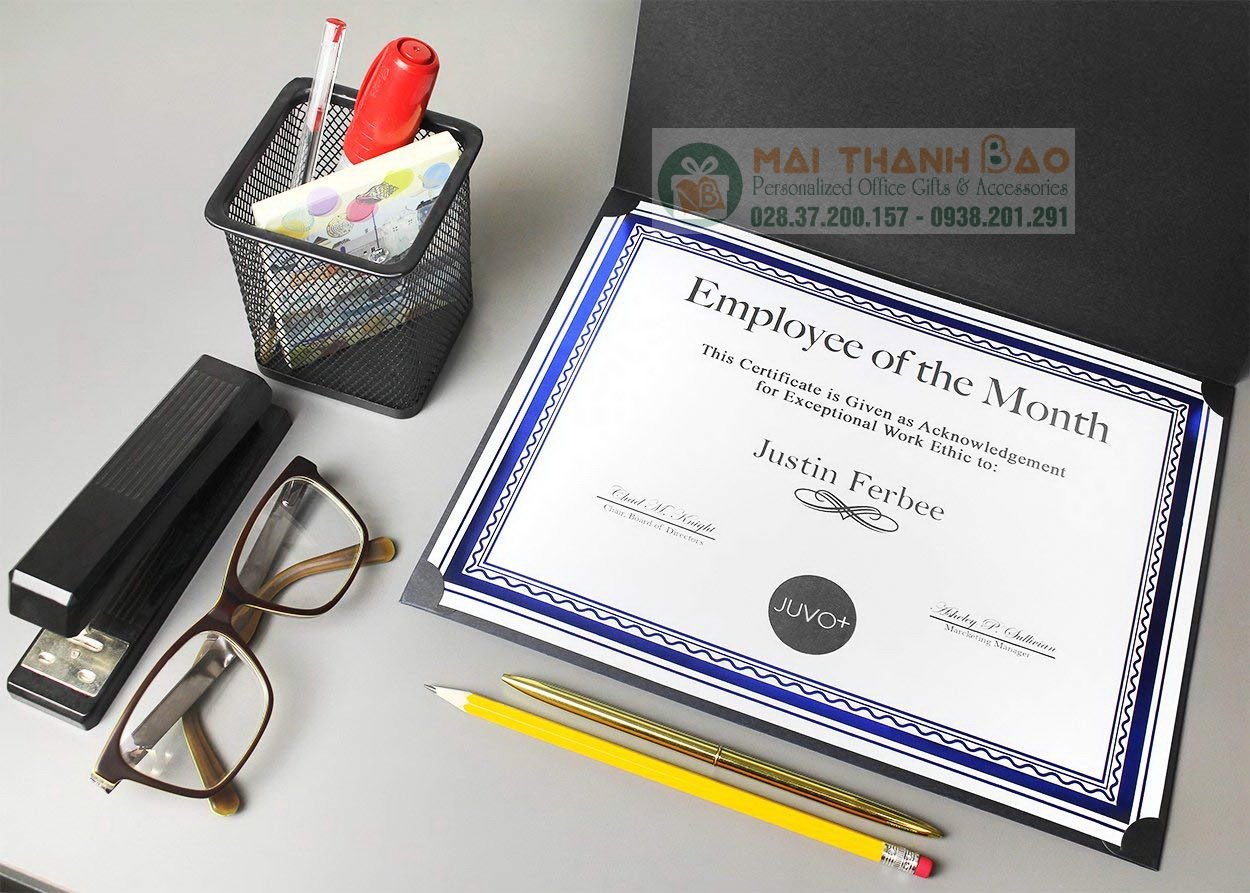 Bìa khen thưởng decal bìa cứng giả da simili bằng nhung cao cấp đẹp Bìa khen thưởng decal bìa cứng giả da simili bằng nhung cao cấp đẹp