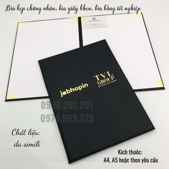 Bìa bằng da simili A4 đựng bằng khen chứng nhận Bìa bằng da simili A4 đựng bằng khen chứng nhận