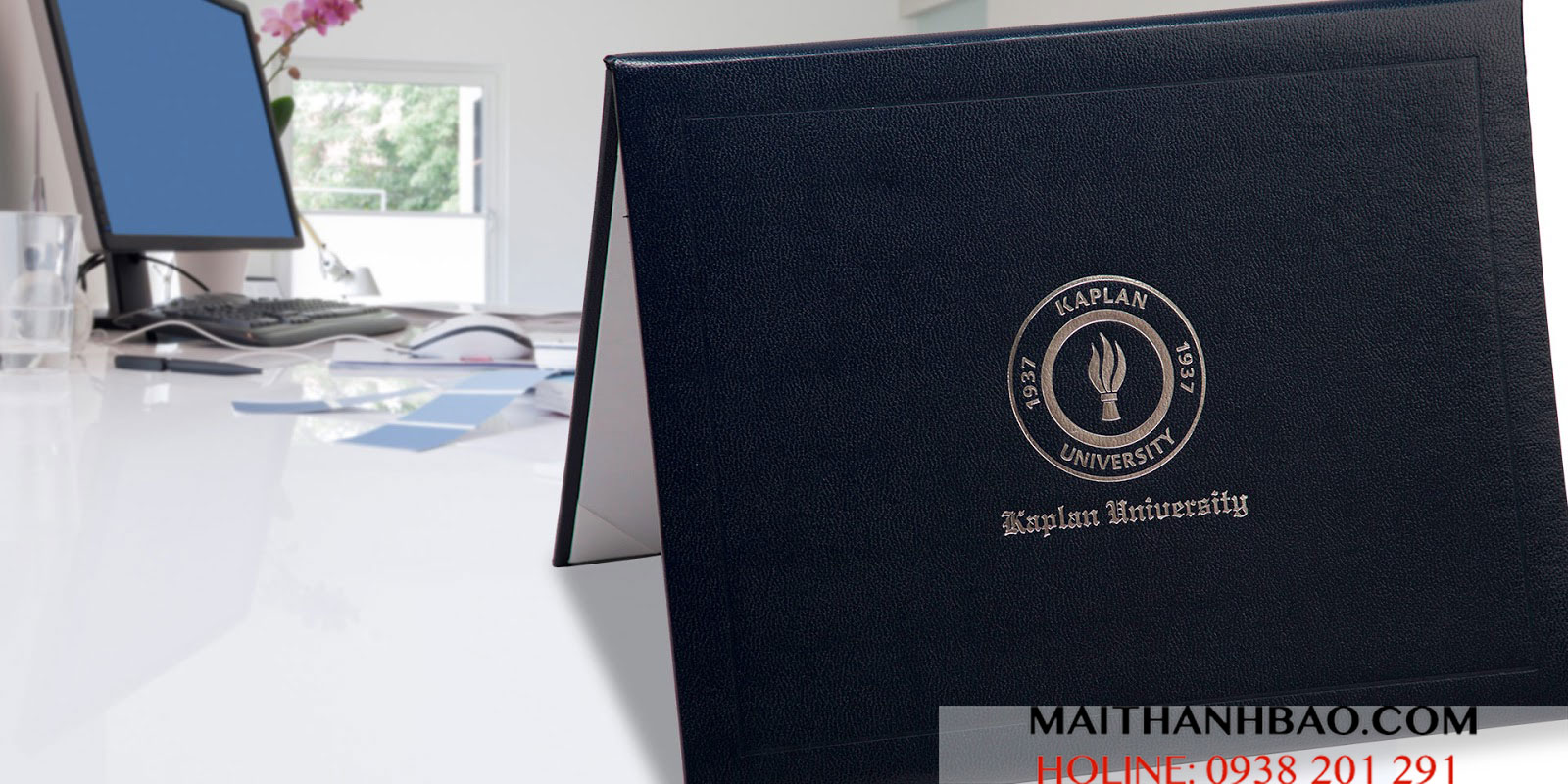 Bìa bằng tốt nghiệp đại học của Mai Thanh Bảo tinh tế và sang trọng Bìa bằng tốt nghiệp đại học của Mai Thanh Bảo tinh tế và sang trọng