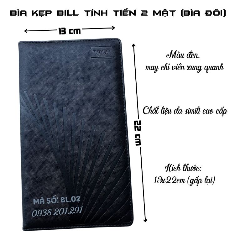 Bìa kẹp bill tính tiền đẹp cao cấp dùng cho nhà hàng khách sạn quán ăn có sẵn giao ngay Bìa kẹp bill tính tiền đẹp cao cấp dùng cho nhà hàng khách sạn quán ăn có sẵn giao ngay