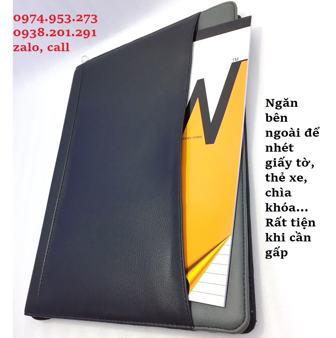 Bìa da đựng hồ sơ cặp tài liệu hợp đồng đa năng có dây khóa kéo nhựa kinh doanh giá rẻ đẹp Bìa da đựng hồ sơ cặp tài liệu hợp đồng đa năng có dây khóa kéo nhựa kinh doanh giá rẻ đẹp