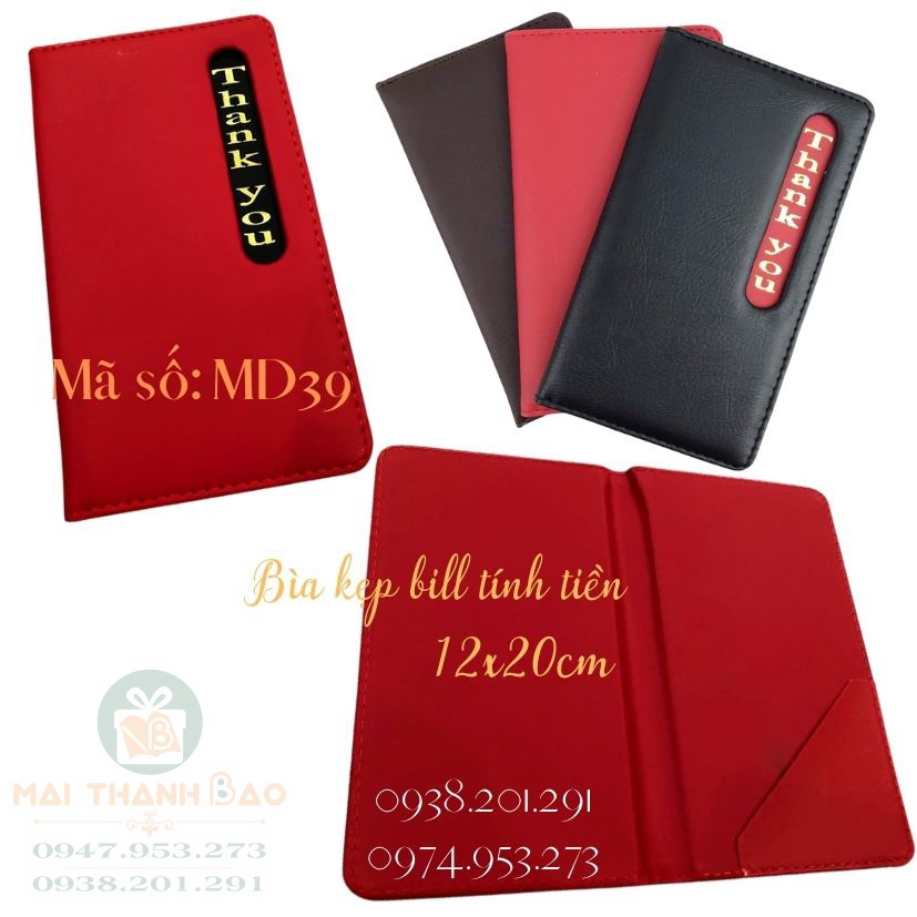 Bìa menu trình ký da simili A6 nhỏ gọn mã MD12 đủ màu đen đỏ xanh dương nâu bò nâu đậm Bìa menu trình ký da simili A6 nhỏ gọn mã MD12 đủ màu đen đỏ xanh dương nâu bò nâu đậm