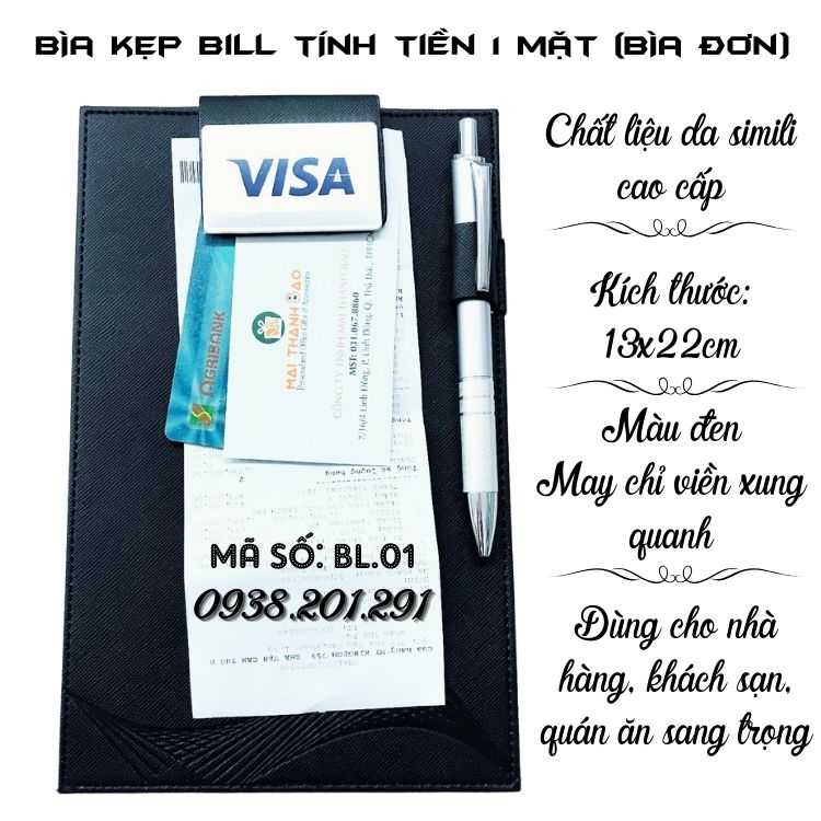 Bìa kẹp bill tính tiền đẹp cao cấp dùng cho nhà hàng khách sạn quán ăn có sẵn giao ngay Bìa kẹp bill tính tiền đẹp cao cấp dùng cho nhà hàng khách sạn quán ăn có sẵn giao ngay