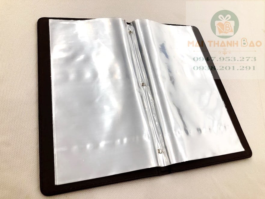 Bìa menu da simili đẹp cao cấp in logo tên nhà hàng khách sạn Bìa menu da simili đẹp cao cấp in logo tên nhà hàng khách sạn