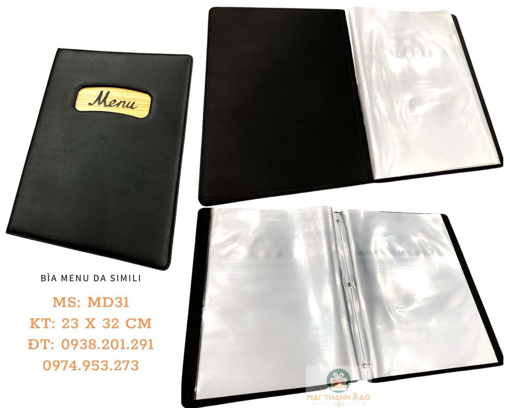 Bìa menu trình ký da simili A6 nhỏ gọn mã MD12 đủ màu đen đỏ xanh dương nâu bò nâu đậm Bìa menu trình ký da simili A6 nhỏ gọn mã MD12 đủ màu đen đỏ xanh dương nâu bò nâu đậm