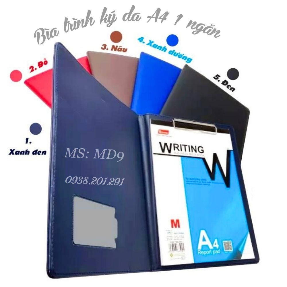 Bìa Da Trình Ký Đôi A4 MD9 Bìa Da Trình Ký Đôi A4 MD9