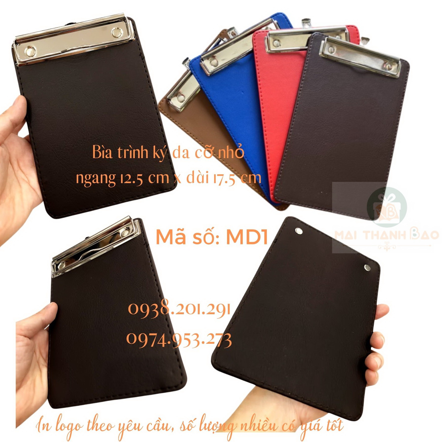 Bìa menu trình ký da simili A6 nhỏ gọn mã MD1 đủ màu đen đỏ xanh dương nâu bò nâu đậm Bìa menu trình ký da simili A6 nhỏ gọn mã MD1 đủ màu đen đỏ xanh dương nâu bò nâu đậm