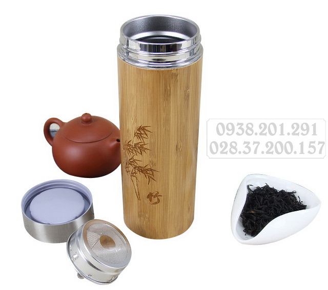 Bình giữ nhiệt gỗ tre trúc màu vàng tự nhiên khắc logo làm quà tặng độc đáo giá rẻ Bình giữ nhiệt gỗ tre trúc màu vàng tự nhiên khắc logo làm quà tặng độc đáo giá rẻ