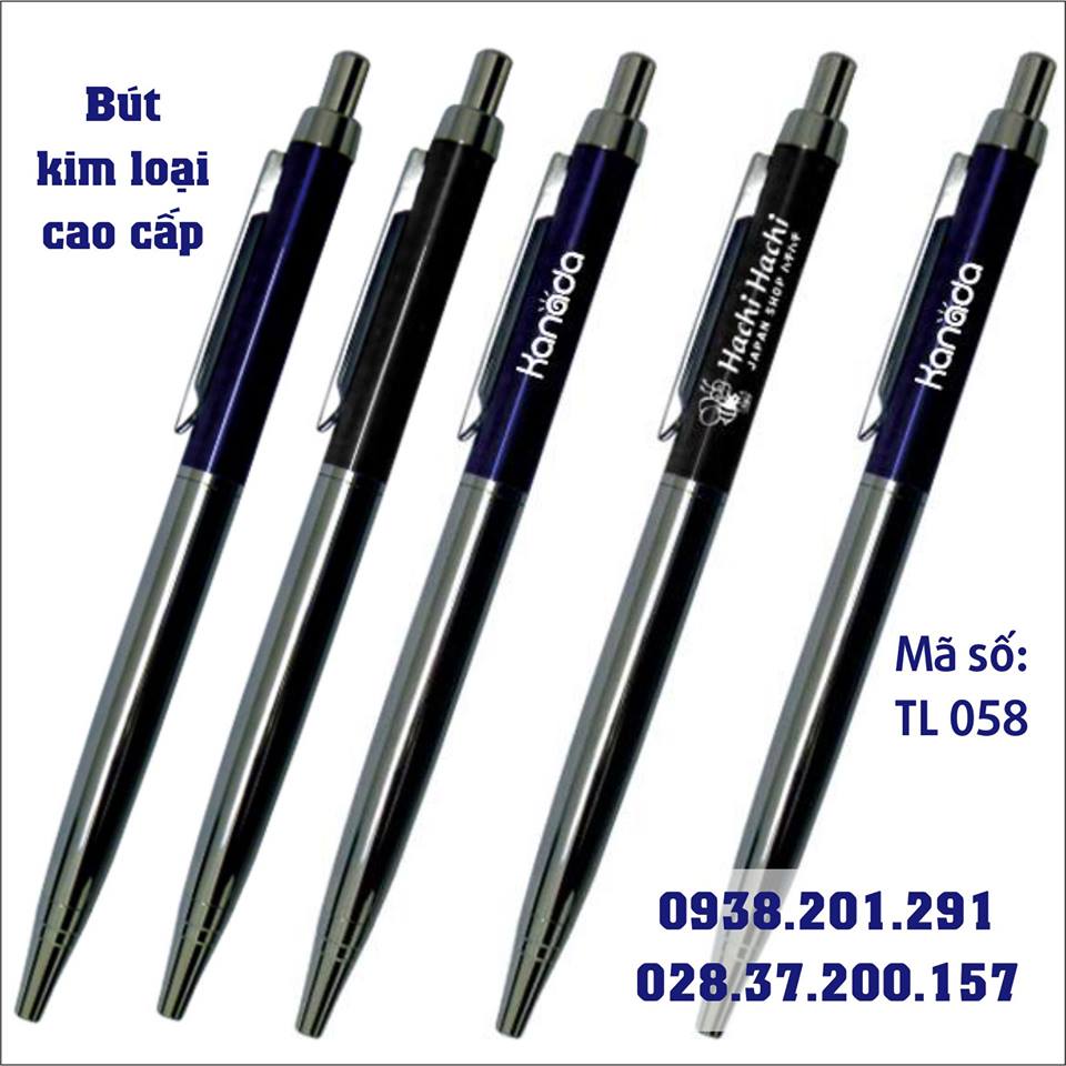 Bút kim loại in logo có thể đặt khắc logo theo yêu cầu làm quà tặng cao cấp tphcm Bút kim loại in logo có thể đặt khắc logo theo yêu cầu làm quà tặng cao cấp tphcm