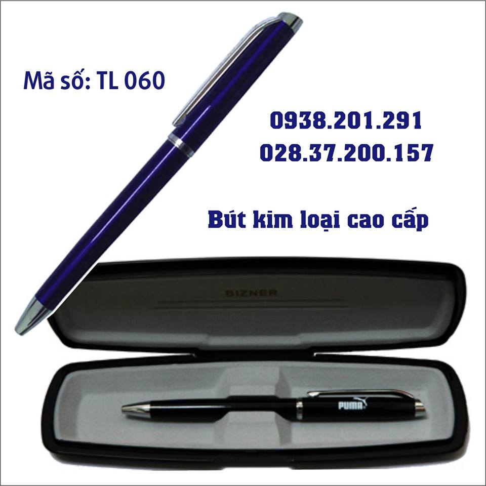 Bút kim loại màu xanh dương in logo có thể đặt khắc logo theo yêu cầu làm quà tặng cao cấp tphcm Bút kim loại màu xanh dương in logo có thể đặt khắc logo theo yêu cầu làm quà tặng cao cấp tphcm