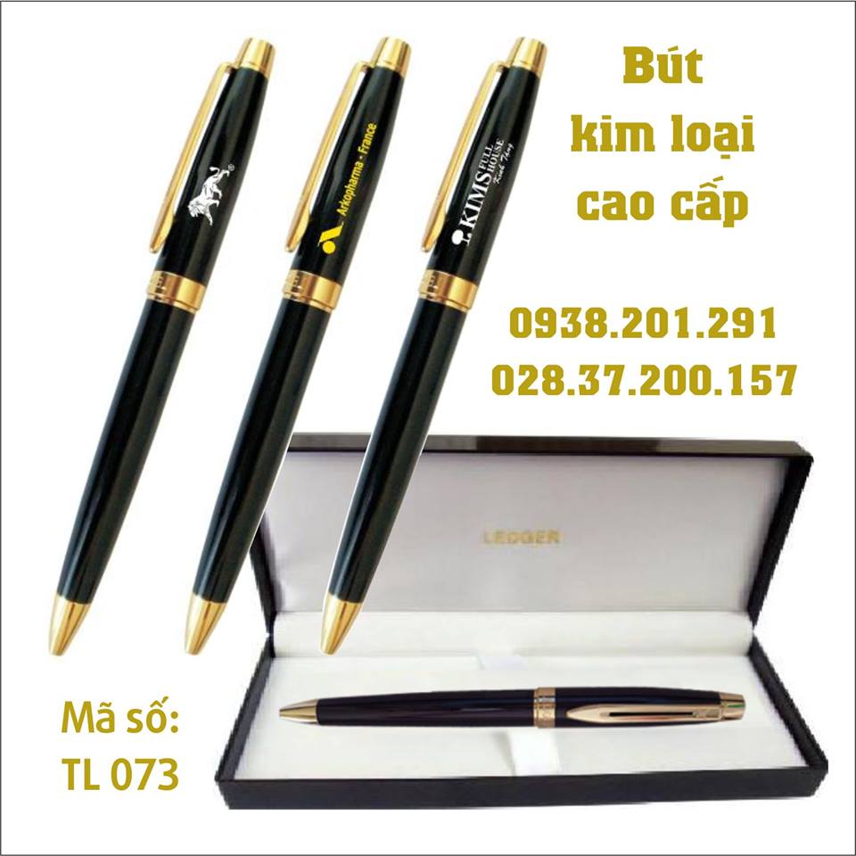 Bút kim loại màu đen vàng in logo có thể đặt khắc logo theo yêu cầu làm quà tặng cao cấp tphcm Bút kim loại màu đen vàng in logo có thể đặt khắc logo theo yêu cầu làm quà tặng cao cấp tphcm