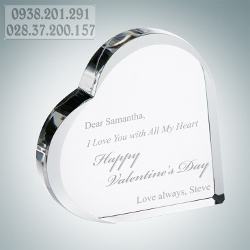 Kỷ niệm chương hình trái tim cúp khắc tên làm quà tặng giá rẻ Kỷ niệm chương hình trái tim cúp khắc tên làm quà tặng giá rẻ