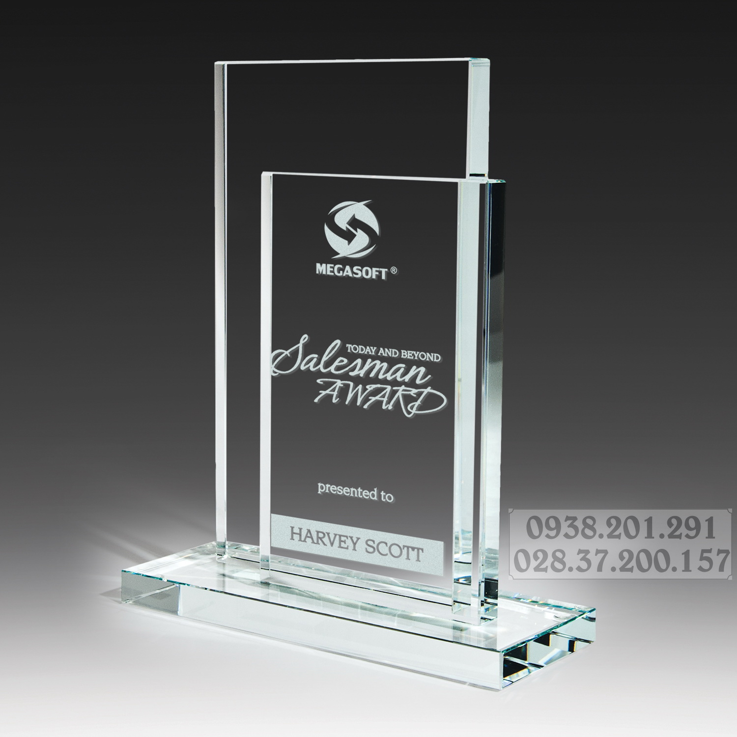 Kỷ niệm chương hình tấm bảng dạng vuông pha lê thủy tinh giá rẻ tphcm Kỷ niệm chương hình tấm bảng dạng vuông pha lê thủy tinh giá rẻ tphcm