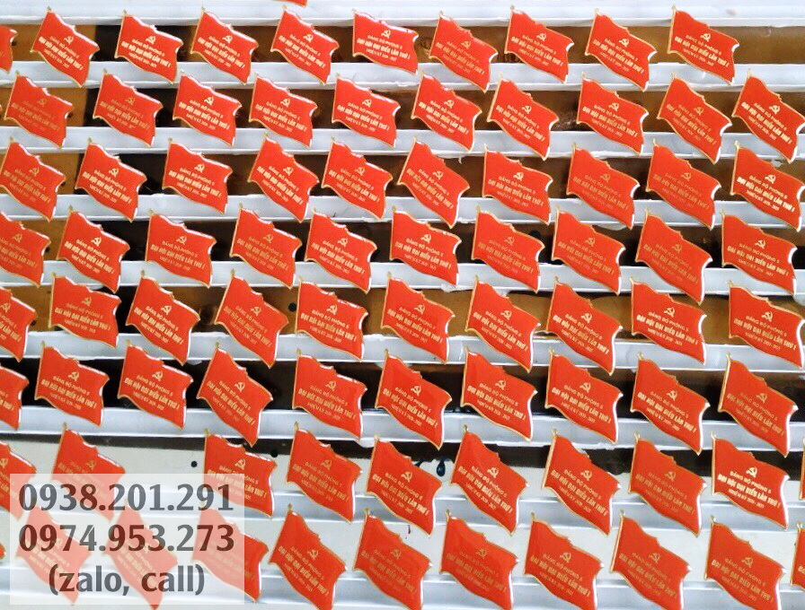 Sản xuất huy hiệu lá cờ đảng đeo ngực áo đại hội đảng đẹp giá rẻ nhất tphcm Sản xuất huy hiệu lá cờ đảng đeo ngực áo đại hội đảng đẹp giá rẻ nhất tphcm