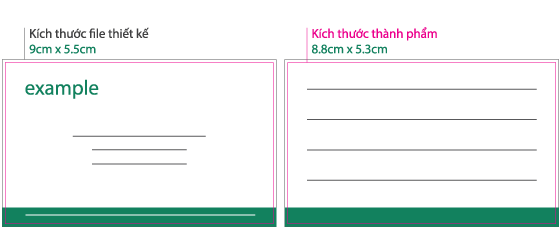 kích thước namecard card visit danh thiếp kích thước namecard card visit danh thiếp