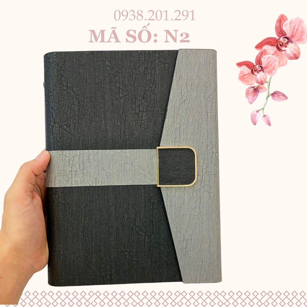 Mẫu sổ da mới nhất 2023 in logo quà tặng khách hàng Mẫu sổ da mới nhất 2023 in logo quà tặng khách hàng