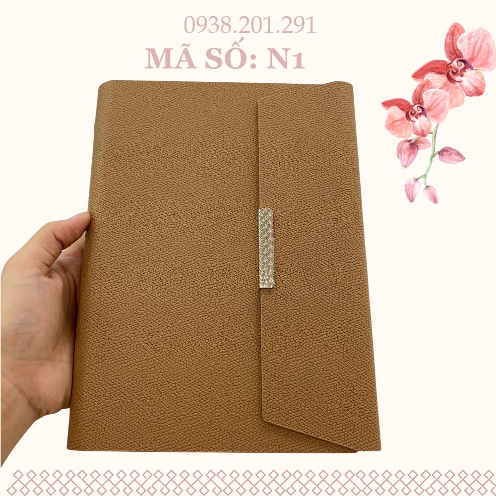 Sổ tay da in logo quảng cáo theo yêu cầu Sổ tay da in logo quảng cáo theo yêu cầu