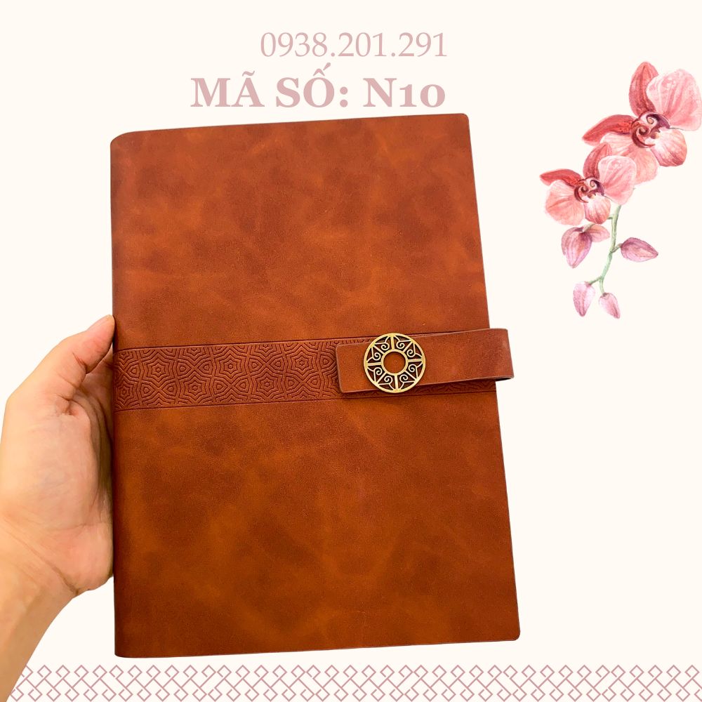 Sổ tay da in logo quảng cáo theo yêu cầu Sổ tay da in logo quảng cáo theo yêu cầu