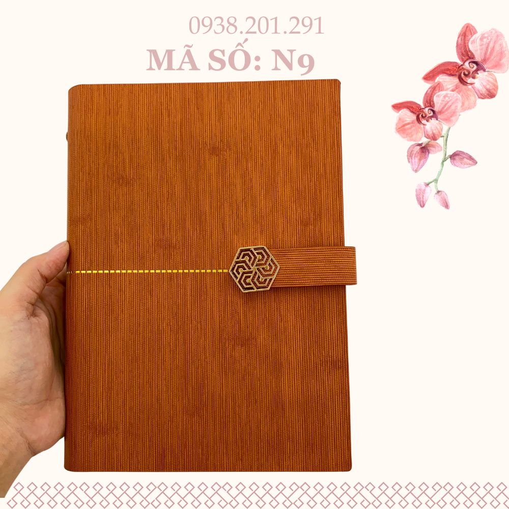 Sổ tay da in logo quảng cáo theo yêu cầu Sổ tay da in logo quảng cáo theo yêu cầu