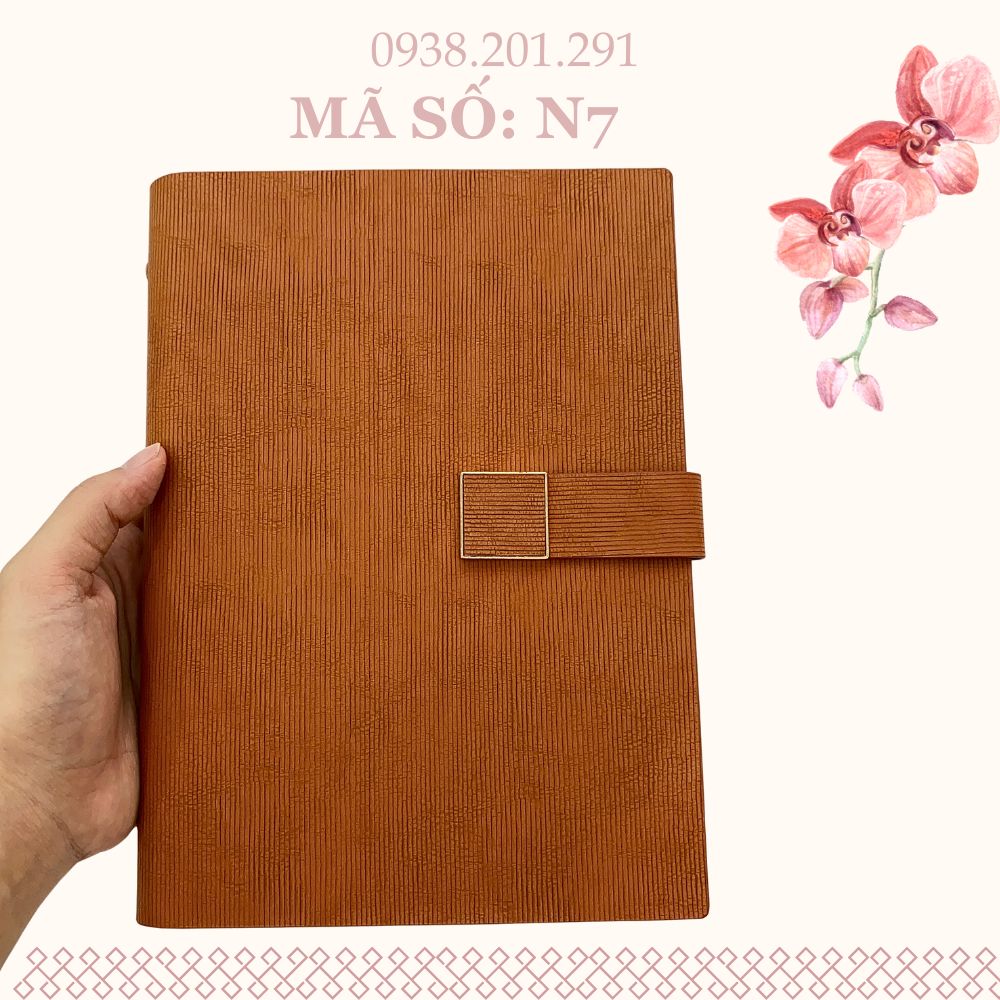 Sổ tay da in logo quảng cáo theo yêu cầu Sổ tay da in logo quảng cáo theo yêu cầu