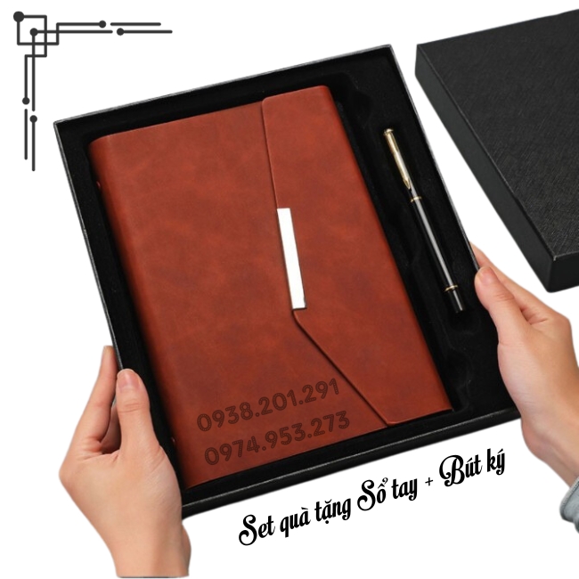 Set quà tặng sổ tay bút ký đẹp sang trọng cao cấp nguyên bộ Set quà tặng sổ tay bút ký đẹp sang trọng cao cấp nguyên bộ