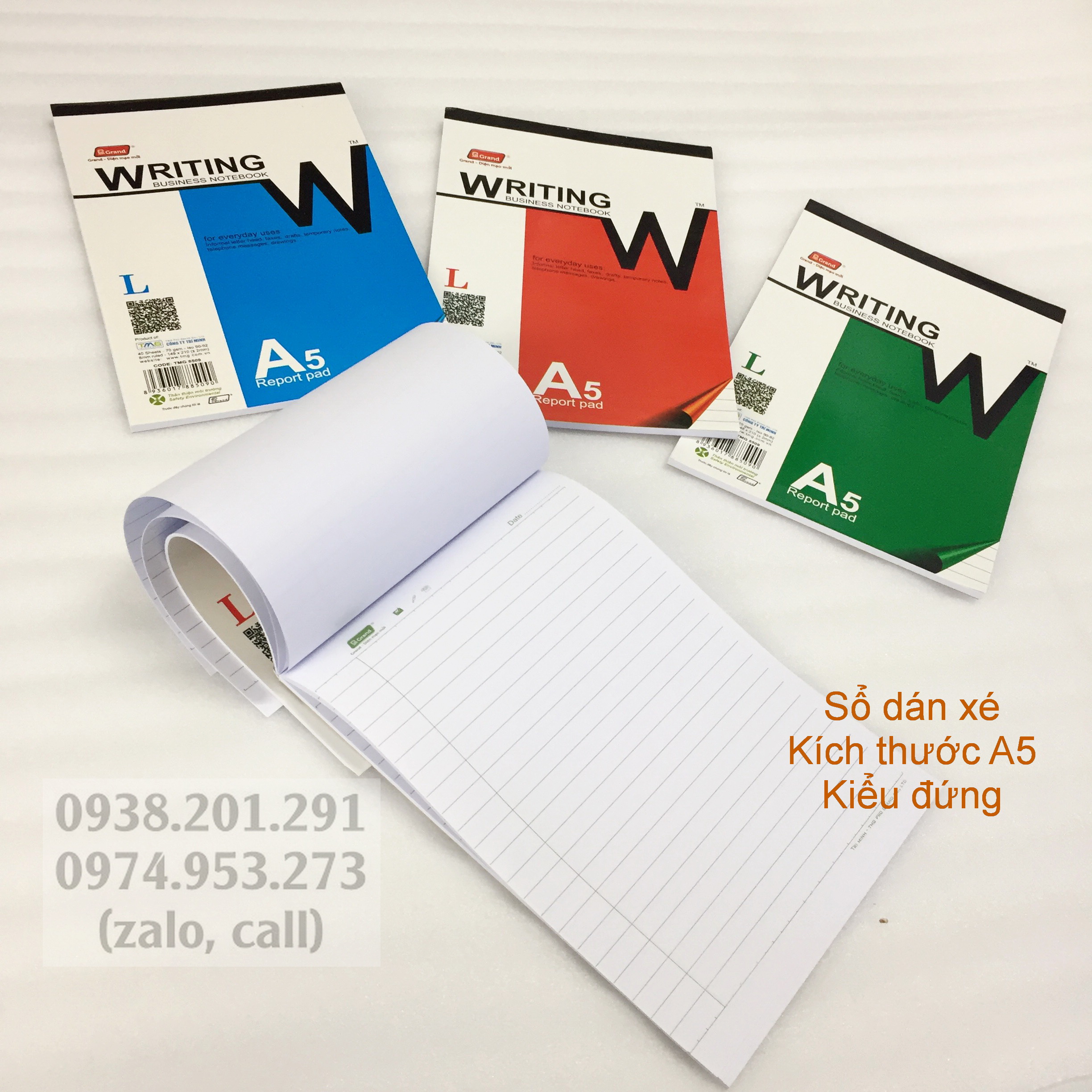 Sổ tay dán xé kích thước A4 A5 A6 nhỏ gọn ghi chép giá rẻ Sổ tay dán xé kích thước A4 A5 A6 nhỏ gọn ghi chép giá rẻ