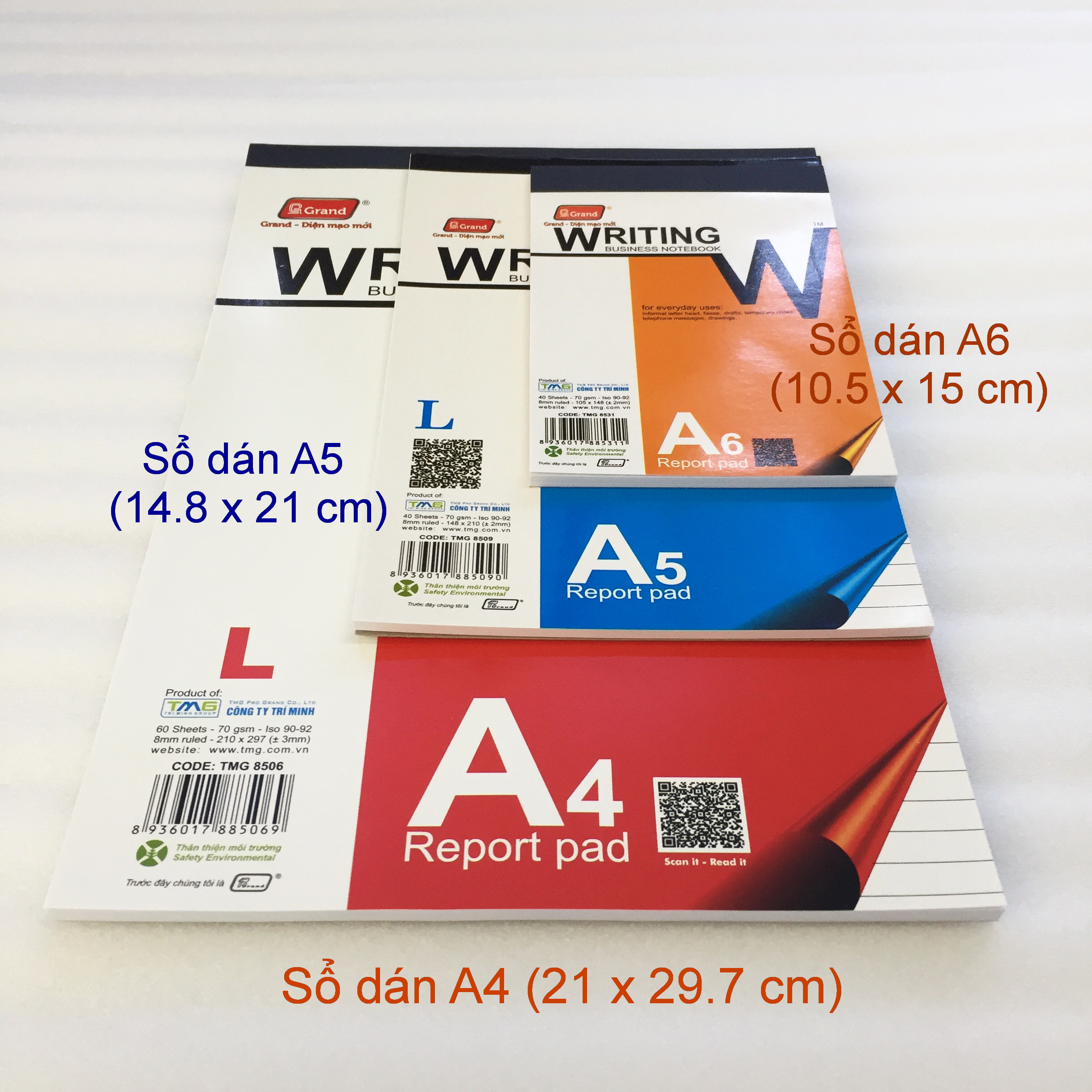 Sổ tay dán xé kích thước A4 A5 A6 nhỏ gọn ghi chép giá rẻ Sổ tay dán xé kích thước A4 A5 A6 nhỏ gọn ghi chép giá rẻ