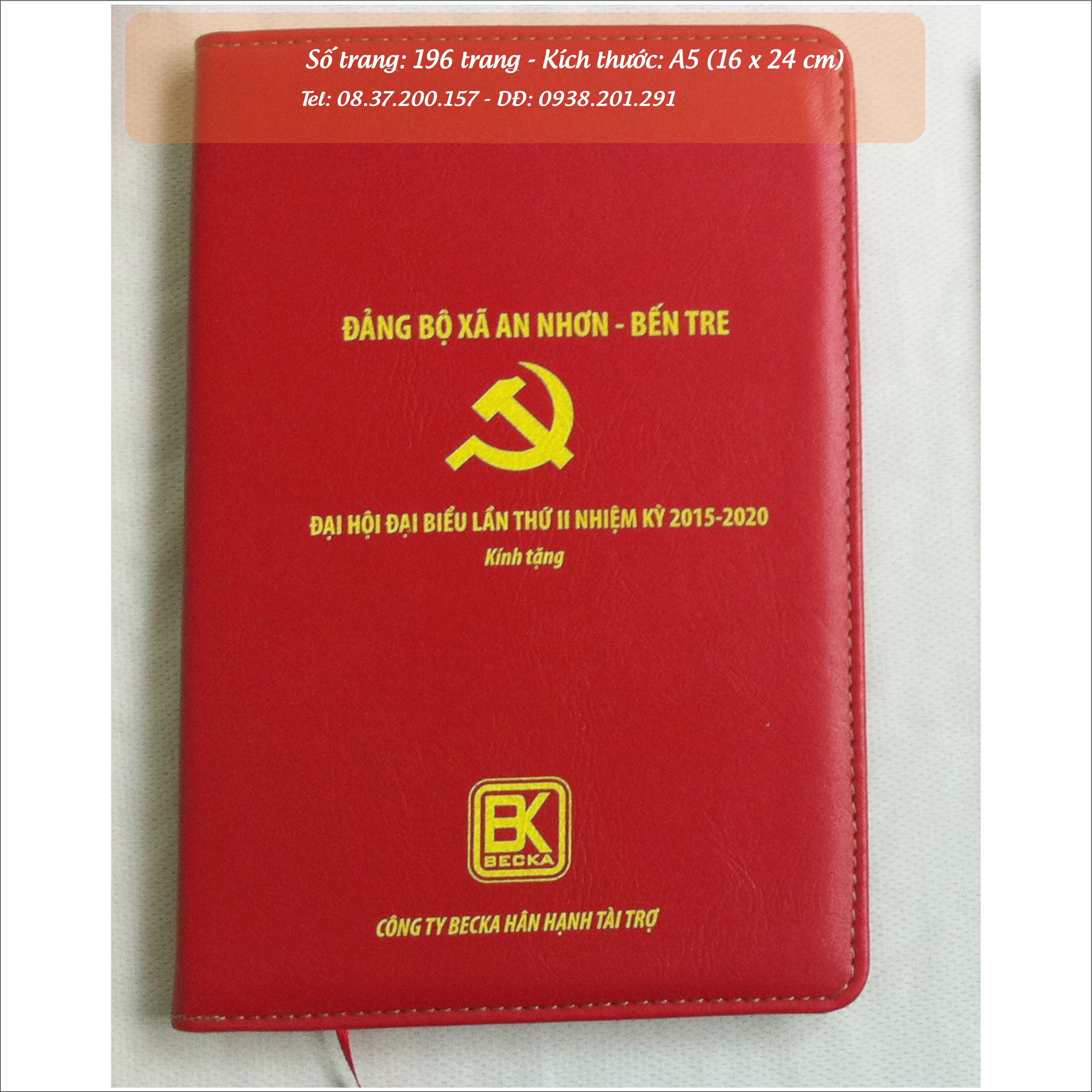 Bên trong sổ tay đại hội đảng sử dụng giấy fort trắng, in dòng kẻ 1 màu Bên trong sổ tay đại hội đảng sử dụng giấy fort trắng, in dòng kẻ 1 màu