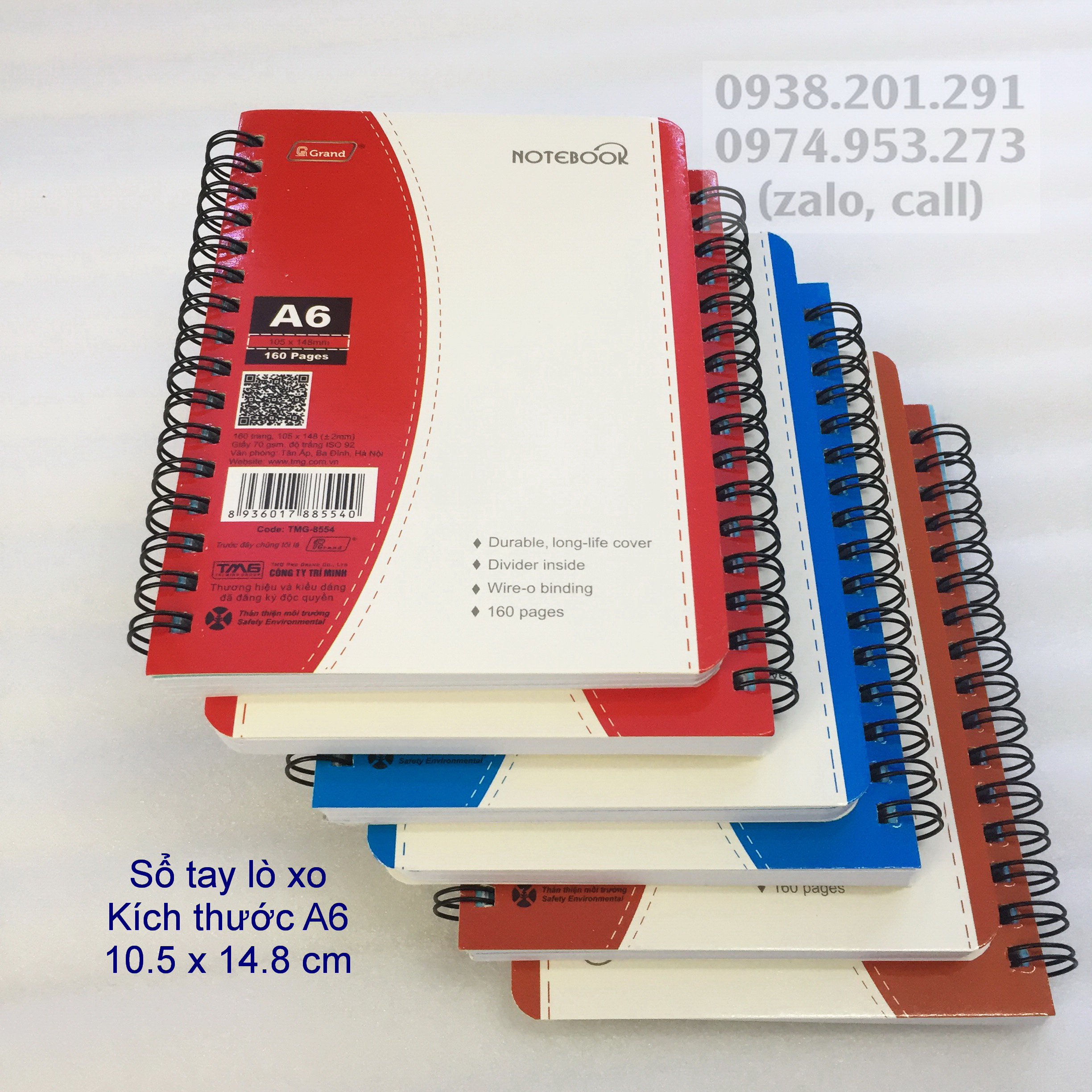 Sổ tay lò xo kích thước lớn A4 A5 kích thước nhỏ A6 A7 B5 tiện lợi giá rẻ Sổ tay lò xo kích thước lớn A4 A5 kích thước nhỏ A6 A7 B5 tiện lợi giá rẻ