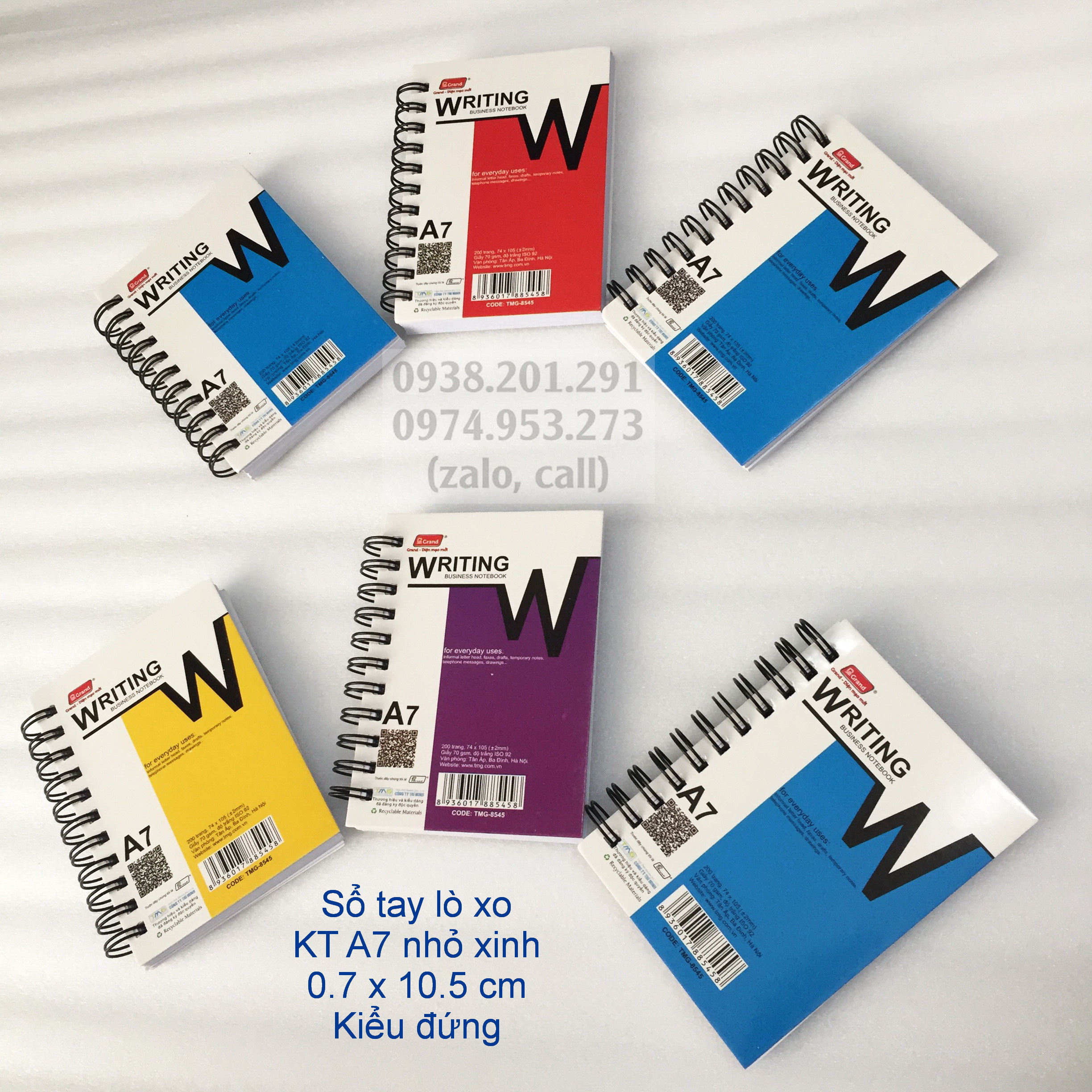 Sổ tay lò xo A4, A5, A6, A7, B5 đẹp giá rẻ