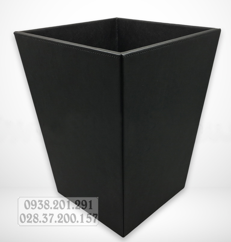 Hộp đựng remote khách sạn, nhà hàng, resort 5 sao thùng rác bằng da có in logo tphcm Hộp đựng remote khách sạn, nhà hàng, resort 5 sao thùng rác bằng da có in logo tphcm