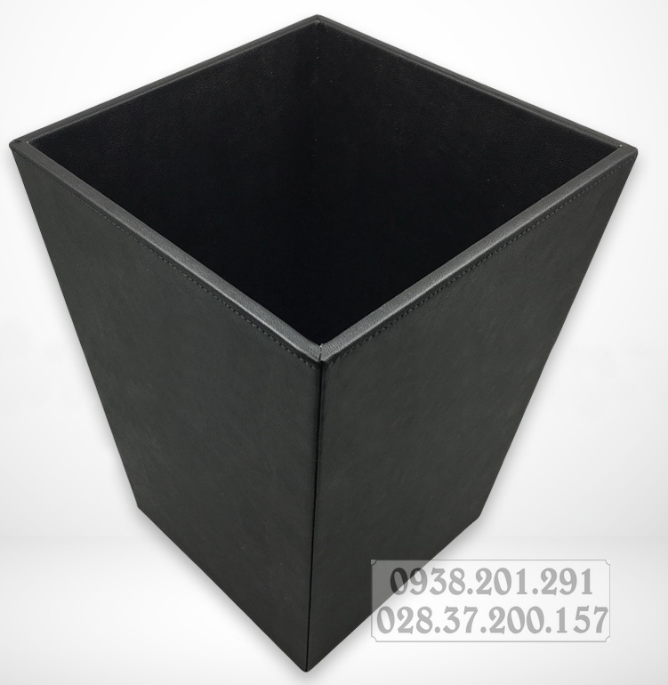 Hộp đựng remote khách sạn, nhà hàng, resort 5 sao thùng rác bằng da có in logo tphcm Hộp đựng remote khách sạn, nhà hàng, resort 5 sao thùng rác bằng da có in logo tphcm
