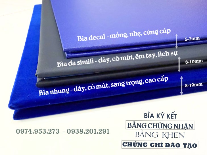 Mẫu bìa ký kết đẹp màu đỏ in logo lấy gấp