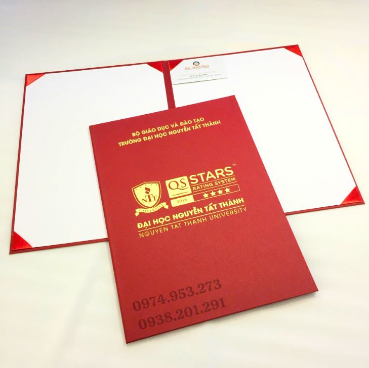 Quy trình đặt bìa bằng tốt nghiệp Quy trình đặt bìa bằng tốt nghiệp