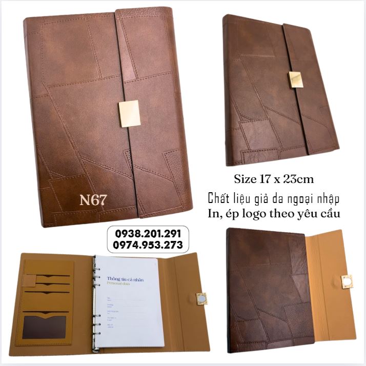 Sổ tay bìa da cao cấp in logo làm quà tặng doanh nghiệp Sổ tay bìa da cao cấp in logo làm quà tặng doanh nghiệp