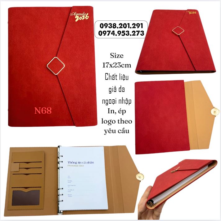 Sổ tay bìa da cao cấp in logo làm quà tặng doanh nghiệp Sổ tay bìa da cao cấp in logo làm quà tặng doanh nghiệp