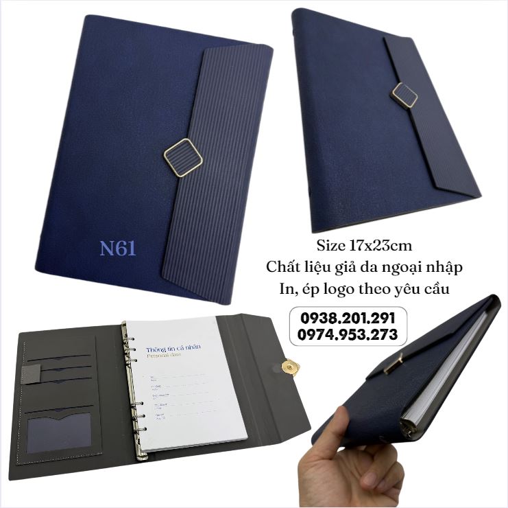 Sổ tay bìa da cao cấp in logo làm quà tặng doanh nghiệp Sổ tay bìa da cao cấp in logo làm quà tặng doanh nghiệp