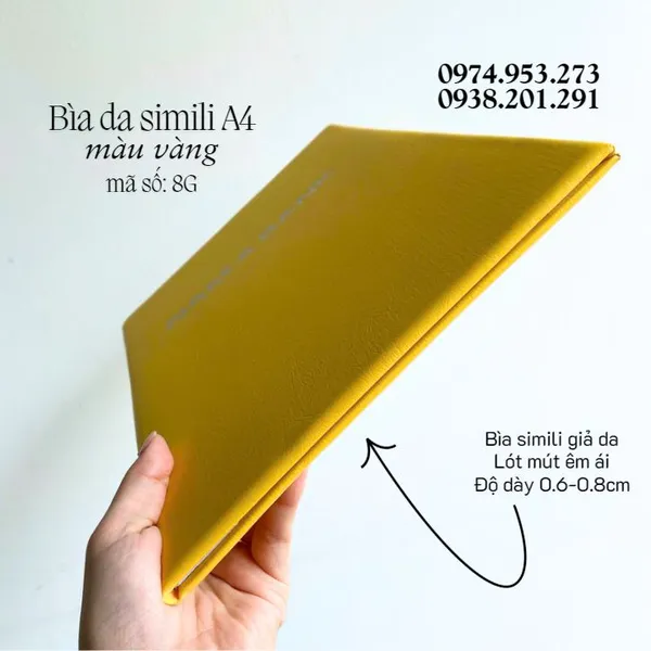 Bìa Da simili Vàng 8G