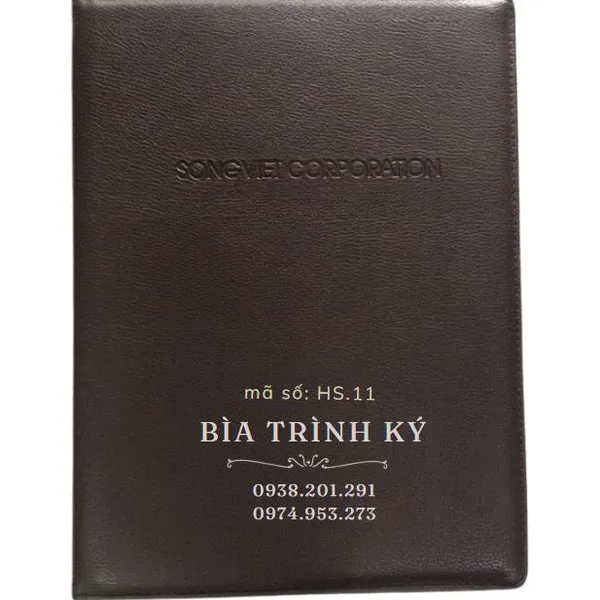 Bìa hồ sơ trình ký đơn giản HS11
