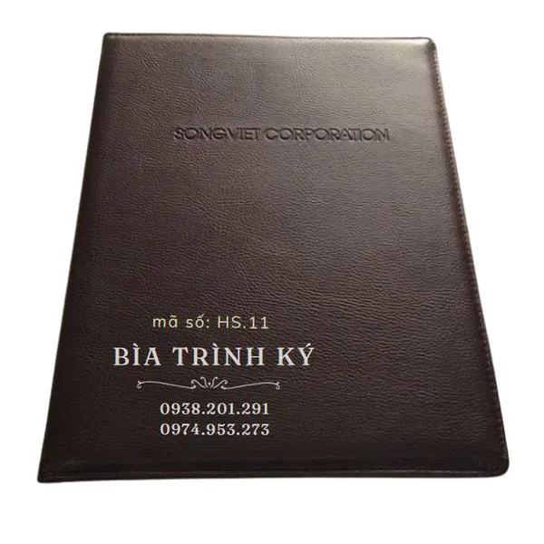 Bìa hồ sơ trình ký đơn giản HS11
