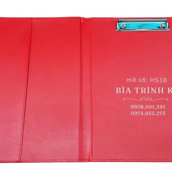 Bìa hồ sơ trình ký folder HS16