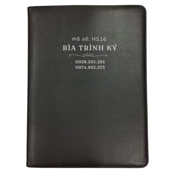 Bìa hồ sơ trình ký folder HS16