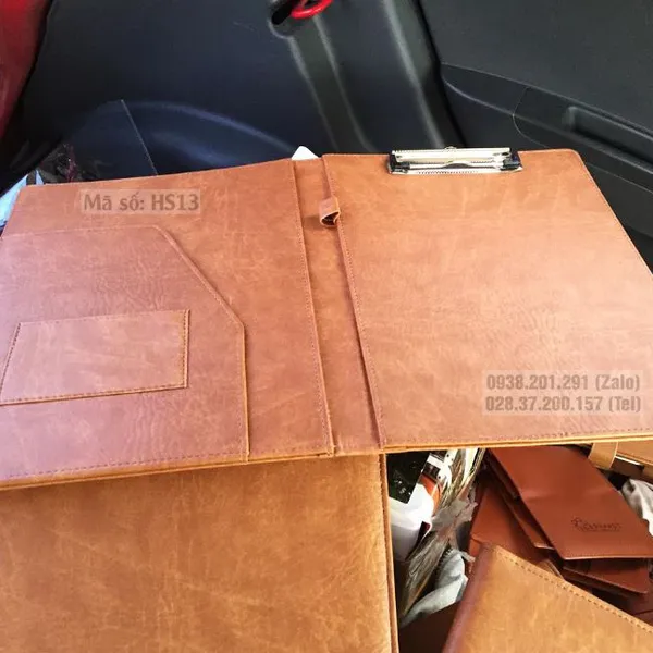 Bìa đựng hồ sơ màu da bò HS13