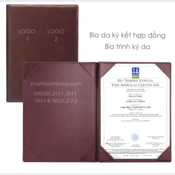 Bìa Da Ký Kết Hợp Đồng & Biên Bản Ghi Nhớ (MOU)