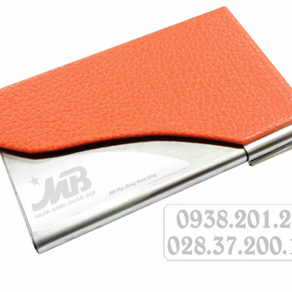 Hộp đựng namecard màu cam