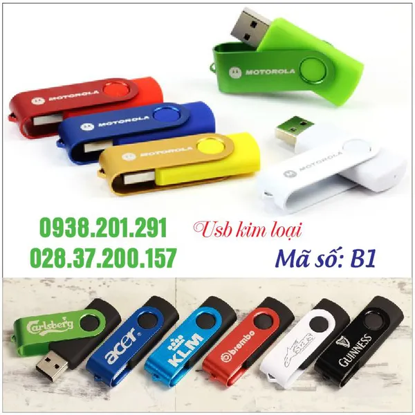 Mẫu usb in logo công ty Ms B1