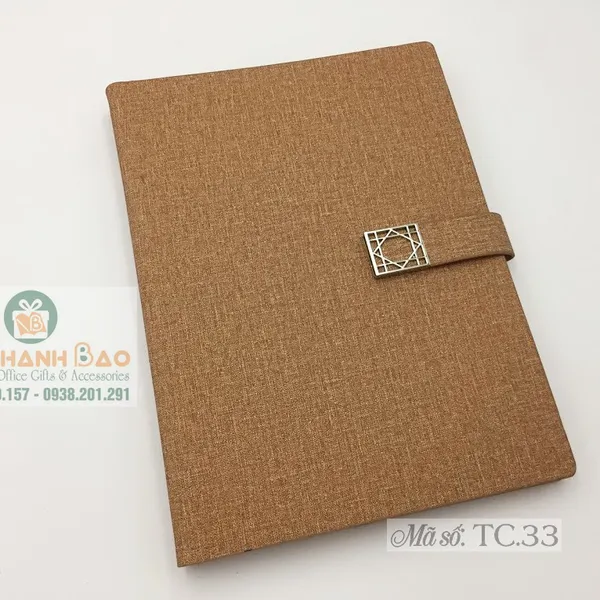 Sổ Tay Bìa Da Cao Cấp TC.33