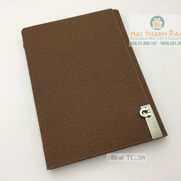Sổ Tay Bìa Da Cao Cấp TC.38