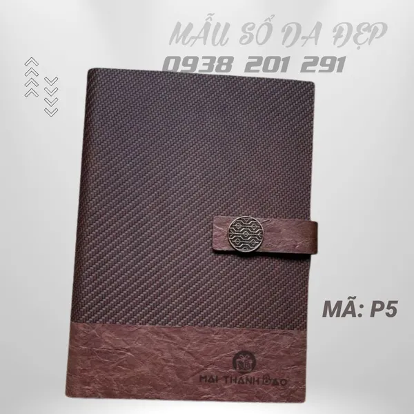 Sổ Tay Bìa Da In Logo Đẹp Sang Trọng P5