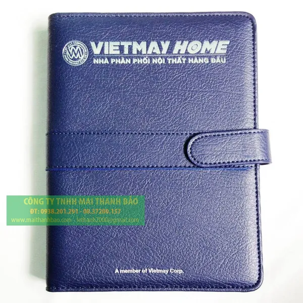 Sổ tay bìa da Vietmay Home